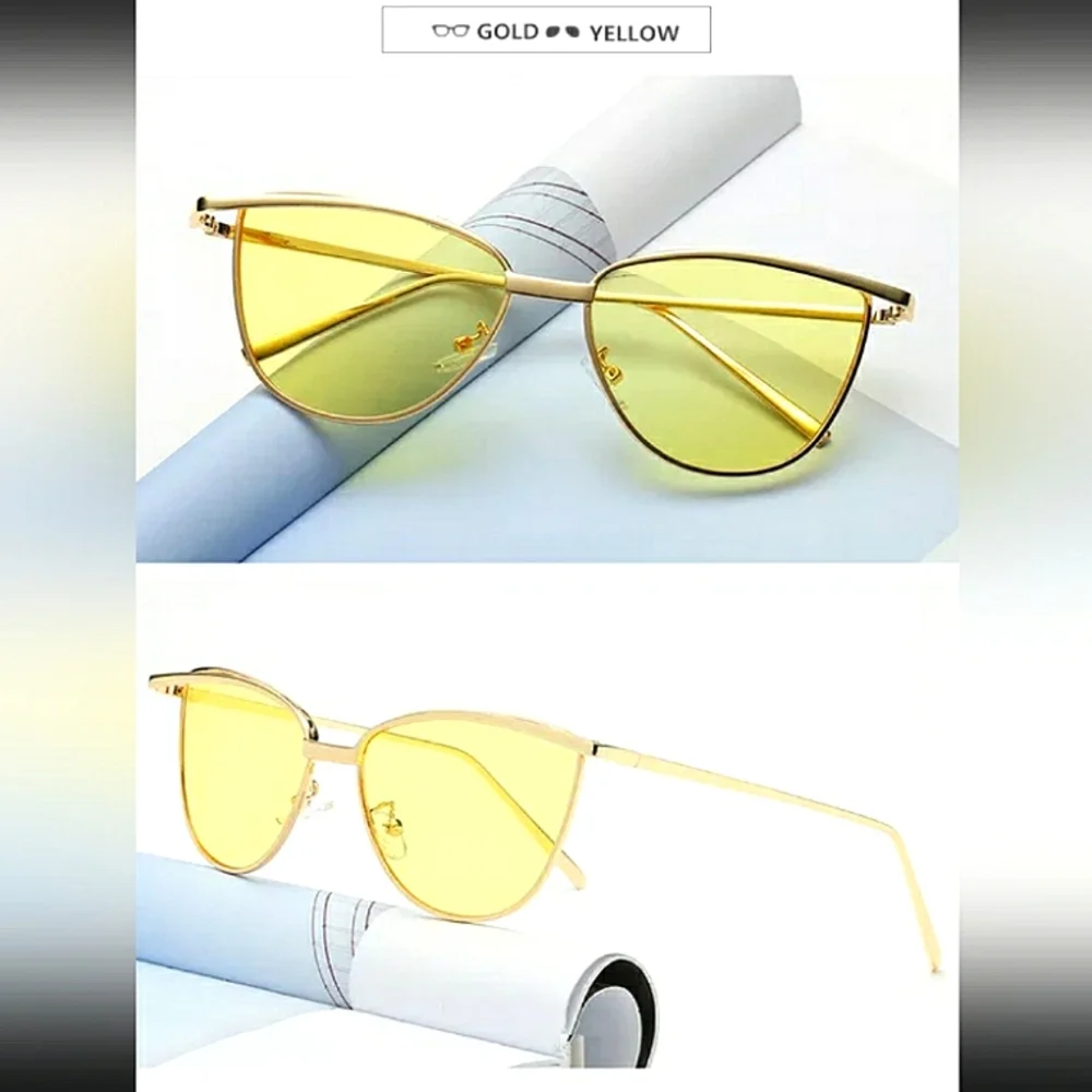 New Fashion Polarized Sunglasses With UV Protection - Lemon Yellow